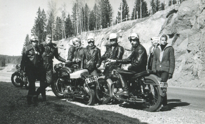  Britt-Marie, Lasse, Korven, Yvonne, Kia, Frfattaren, Lill-Kia och Ing-Britt 1960 mot Karlskoga 